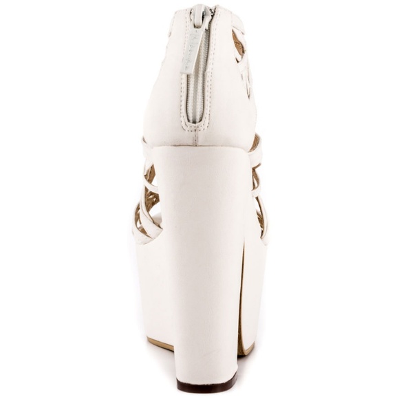 Michael Antonio Cutout Platform Heel White - Picture 8 of 8